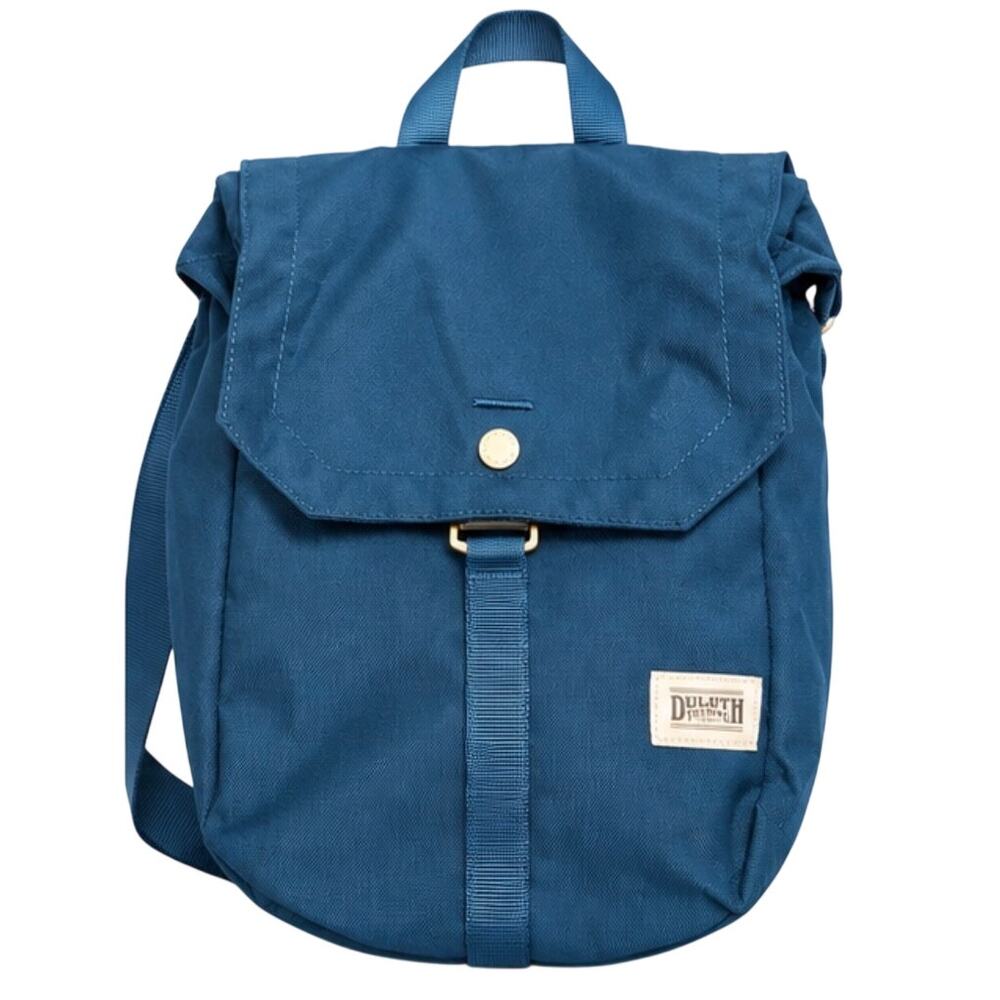 Duluth Trading Co. Teal Blue Crossbody Bag, Adjustable Strap Utility Messenger
